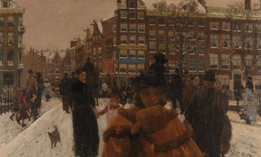 De Singelbrug bij de Paleisstraat in Amsterdam George Hendrik Breitner (1857–1923)